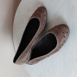 Stuart Weitzman Studded Flats